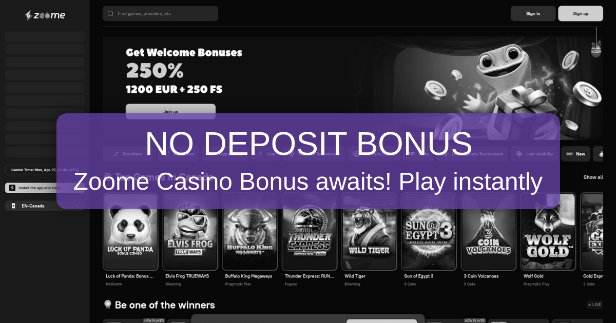 Zoome Casino Bonus